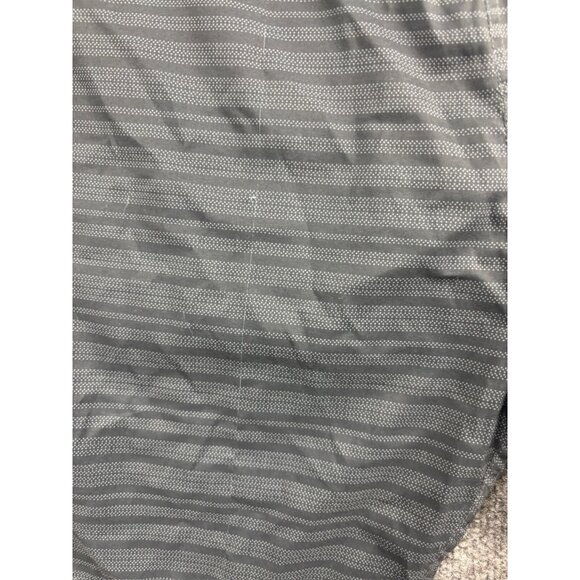 Tasc Athletic Shorts Men's L Gray Stripe Drawstring Pockets Cotton Bamboo Lined - Picture 7 of 9